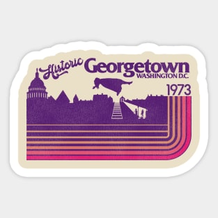 Visit Historic Georgetown - The Exorcist Sticker